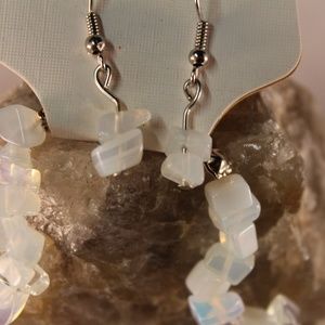 Opalite Necklace with Earrings